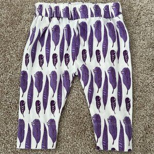 Kate Quinn 3-6 Purple Feather Pants
